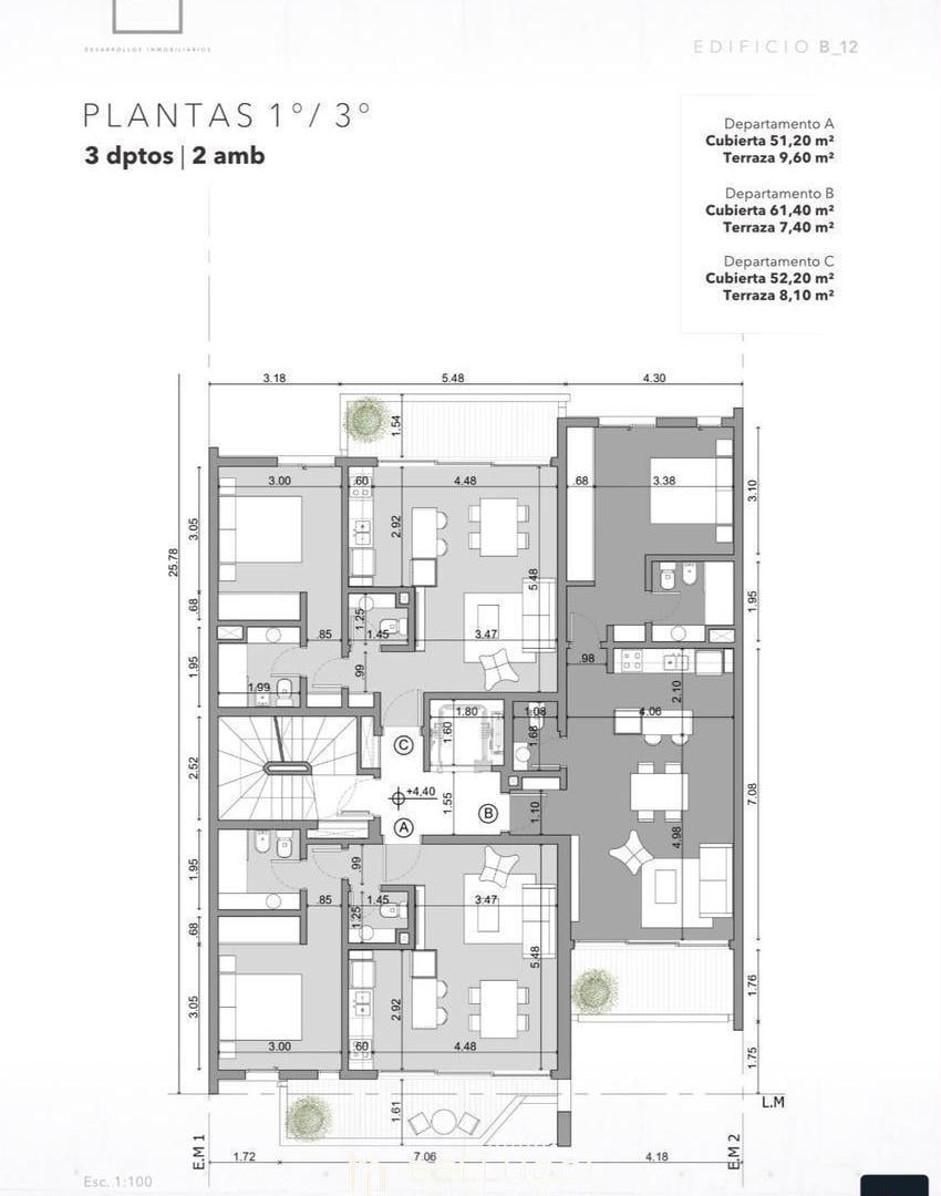 Foto de Departamento 2 ambientes a estrenar - Bonjo 12, imagen 4
