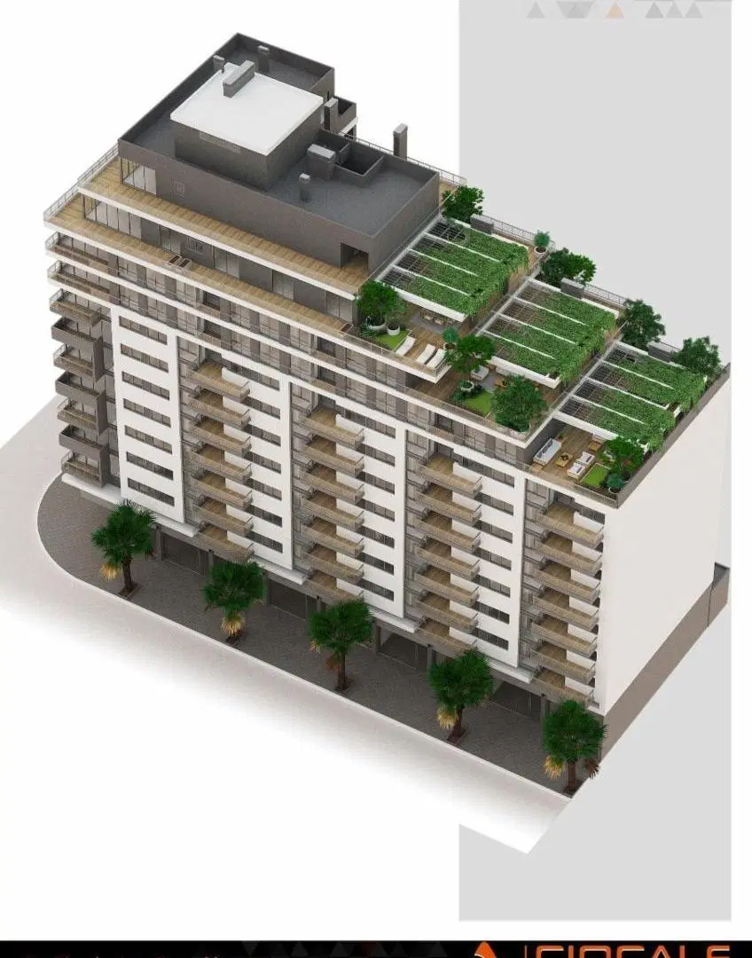 2 AMBIENTES, EDIFICIO FRENTE A PLAZA LOS ANDES, TERRAZAS VERDES,BALCONES, LA MEJOR UBICACION CON DIS 1