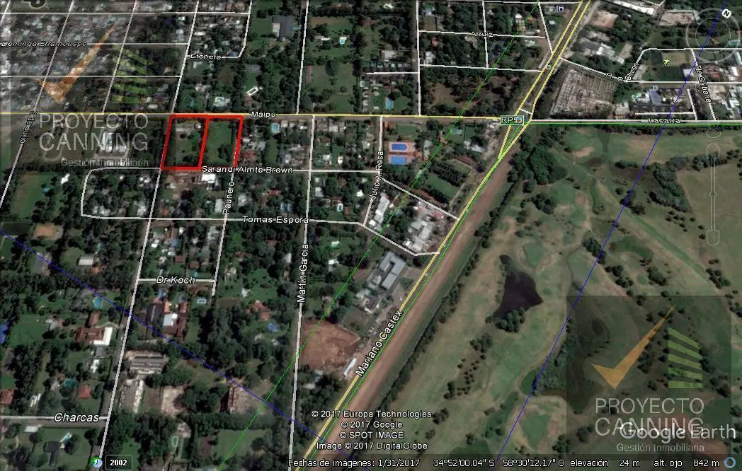 Venta de Terreno Fraccion en Canning Ezeiza 8