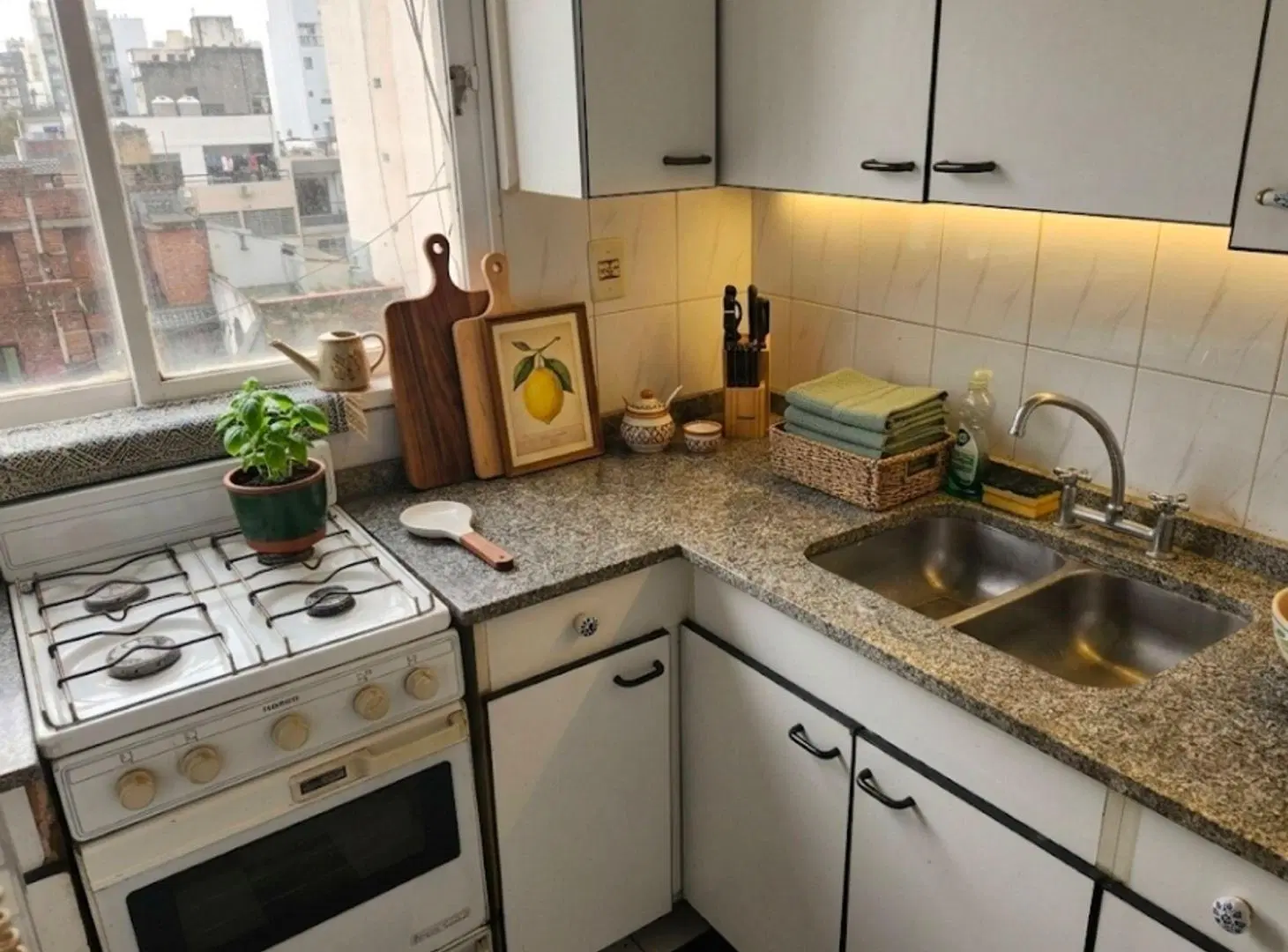 Monoambiente con balcón aterrazado en Boedo 3