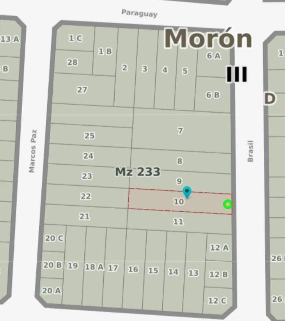 Venta Lote Villa Sarmiento Oportunidad 2