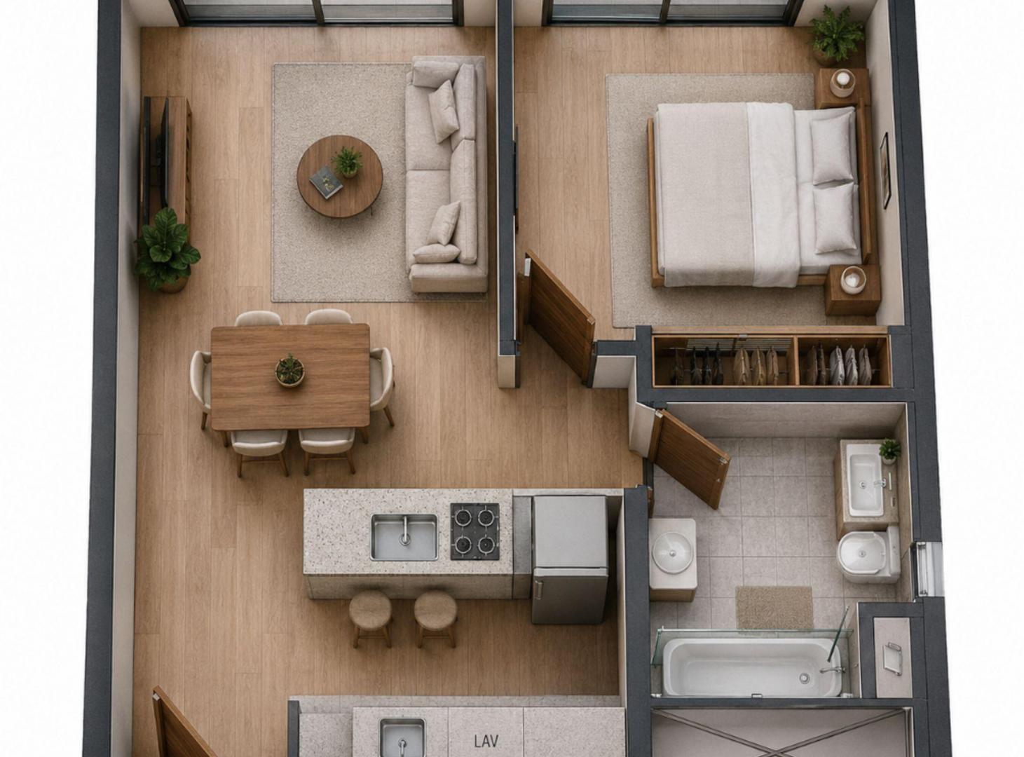 Foto de 2 ambientes en venta en Mataderos, imagen 1