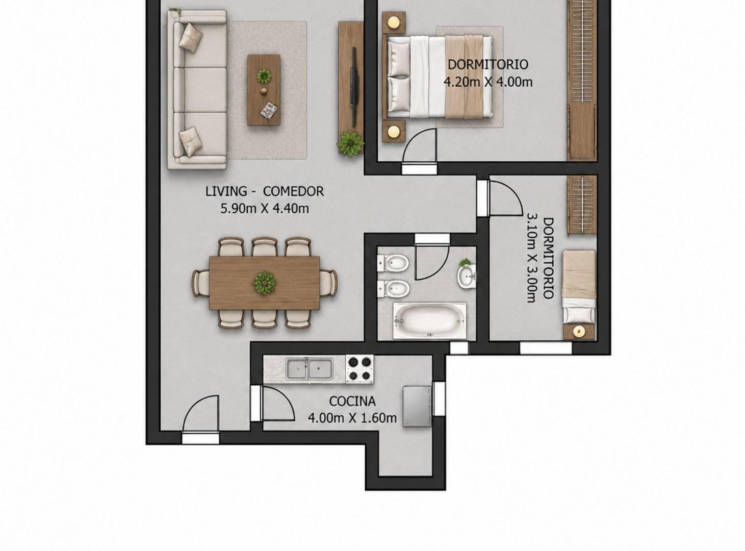 Foto de VENTA DEPARTAMENTO 3 AMBIENTES AL FRENTE FLORESTA, imagen 2
