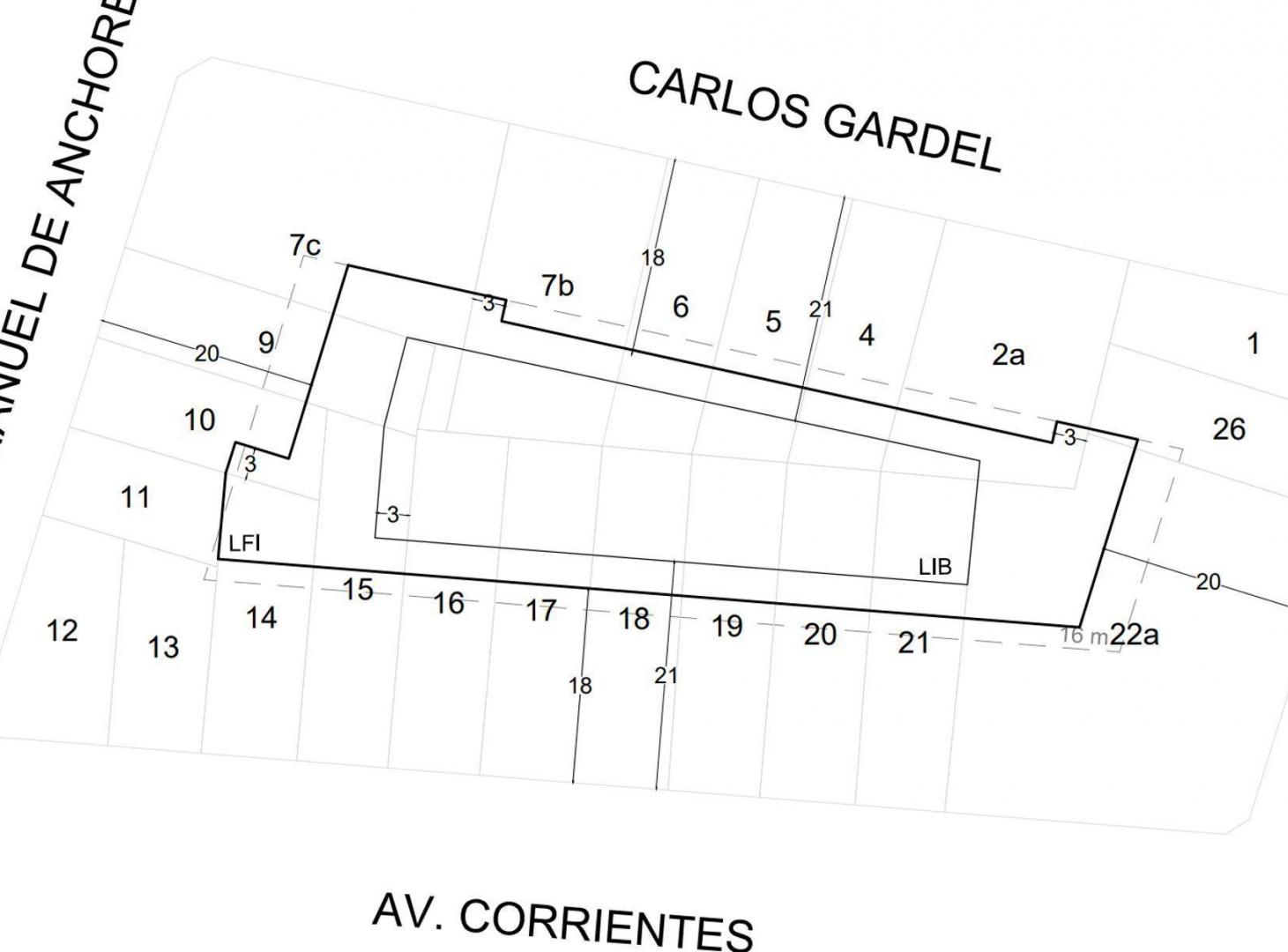Foto de VENTA LOTE AV CORRIENTES / ABASTO / ONCE, imagen 3