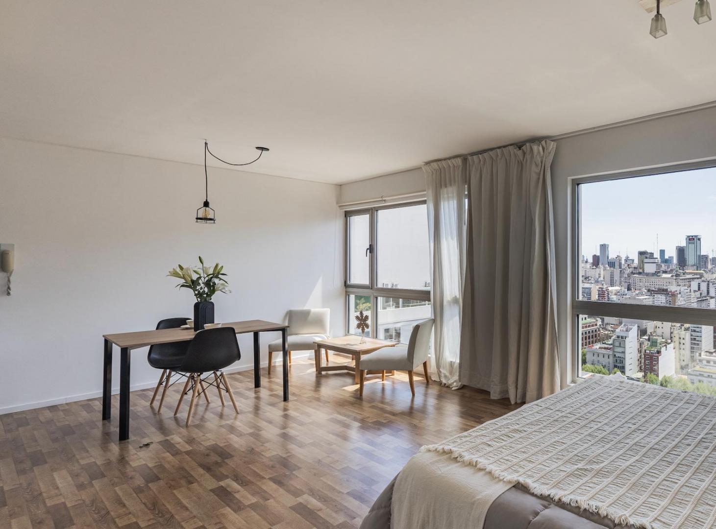Foto de VENTA MONOAMBIENTE QUARTIER MADERO URBANO , AMUEBLADO EN PISO 23 CON, imagen 1