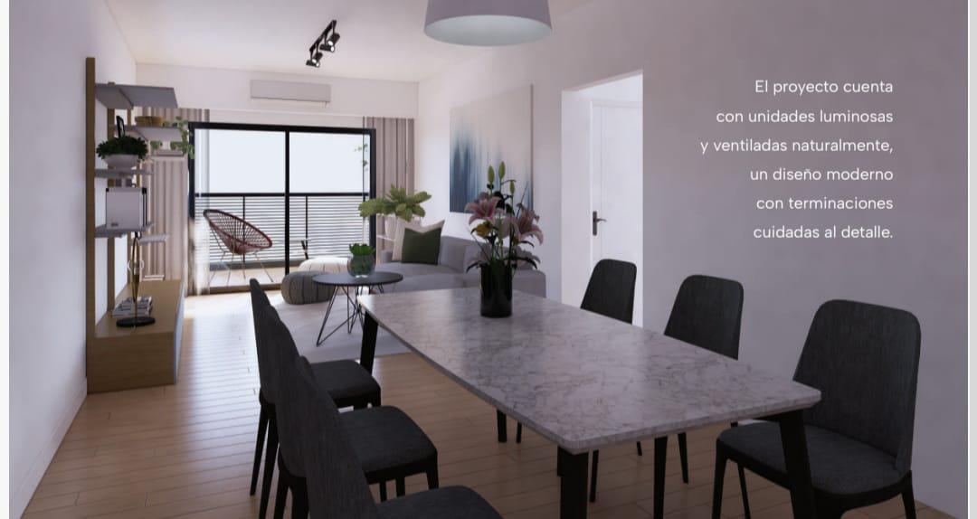 Venta Departamento Tres Ambientes a Estrenar Balcon Al Frente - Santa Rita 3