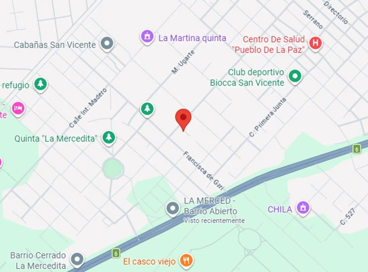 VENTA LOTE SAN VICENTE LA MERCED 595M2 2