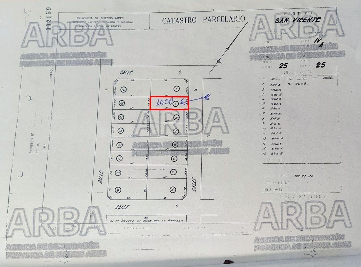 Foto de VENTA LOTE SAN VICENTE LA MERCED 595M2, imagen 2