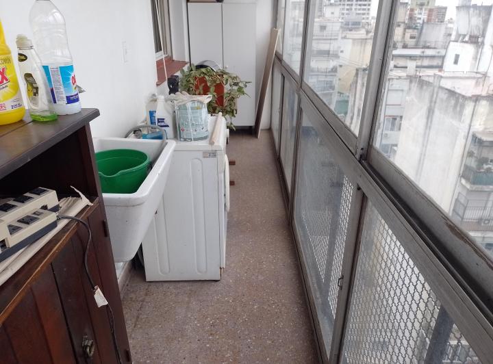 3 ambientes en Alto Palermo, Av Santa Fe 3200, contra frente, luminoso c/ balc