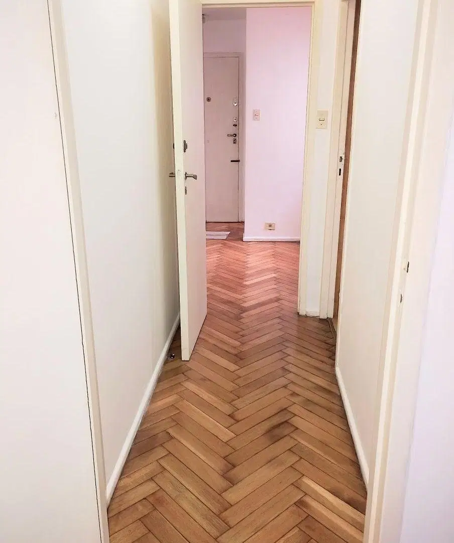 2 ambientes al frente en Recoleta, muy luminoso , alquiler temporario sin muebles, USD 450 + exp 5