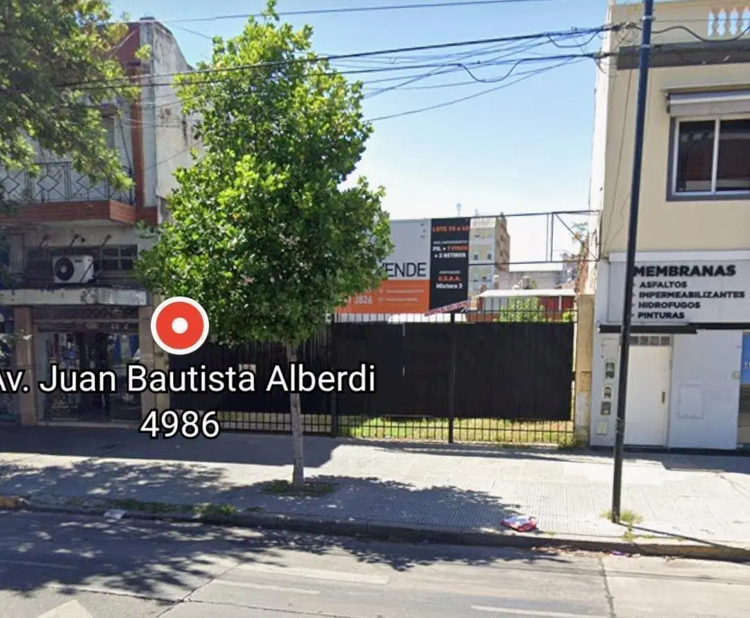 Terreno en venta en J. B. Alberdi 4986, CABA. Acepta 50% en m2 3