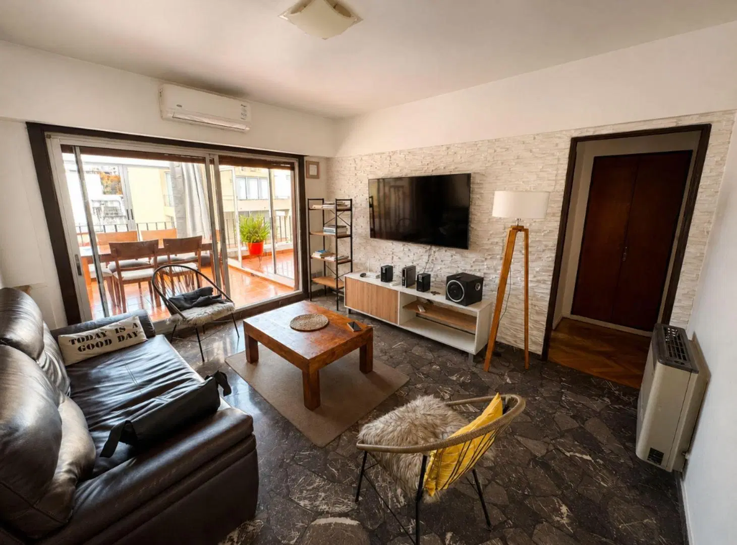 3 Ambientes Amoblado con Balcón Terraza en Palermo 4