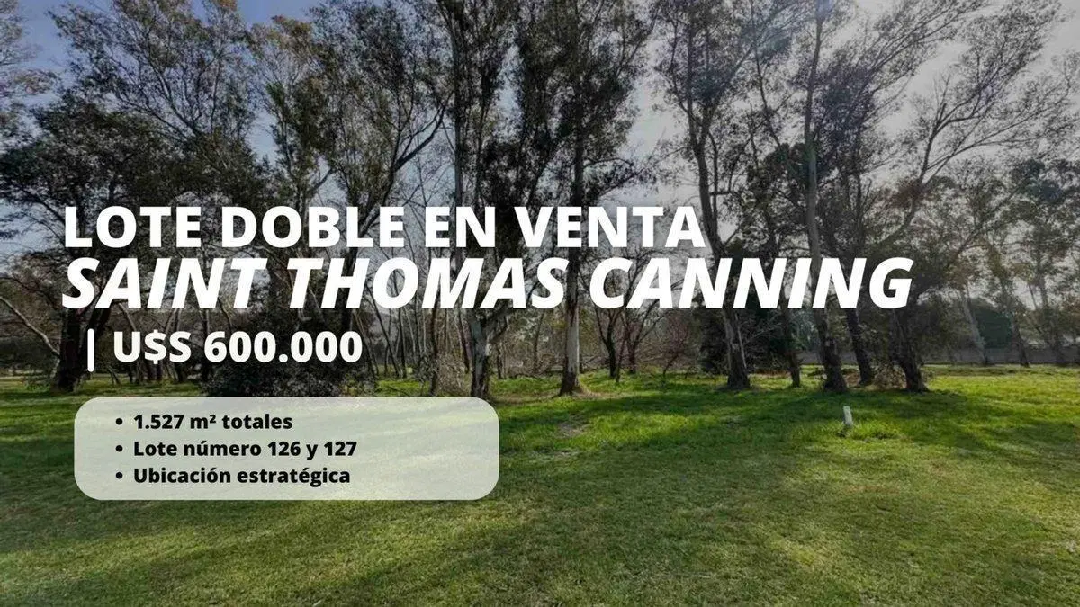 LOTE DOBLE EN SAINT THOMAS CANNING 3
