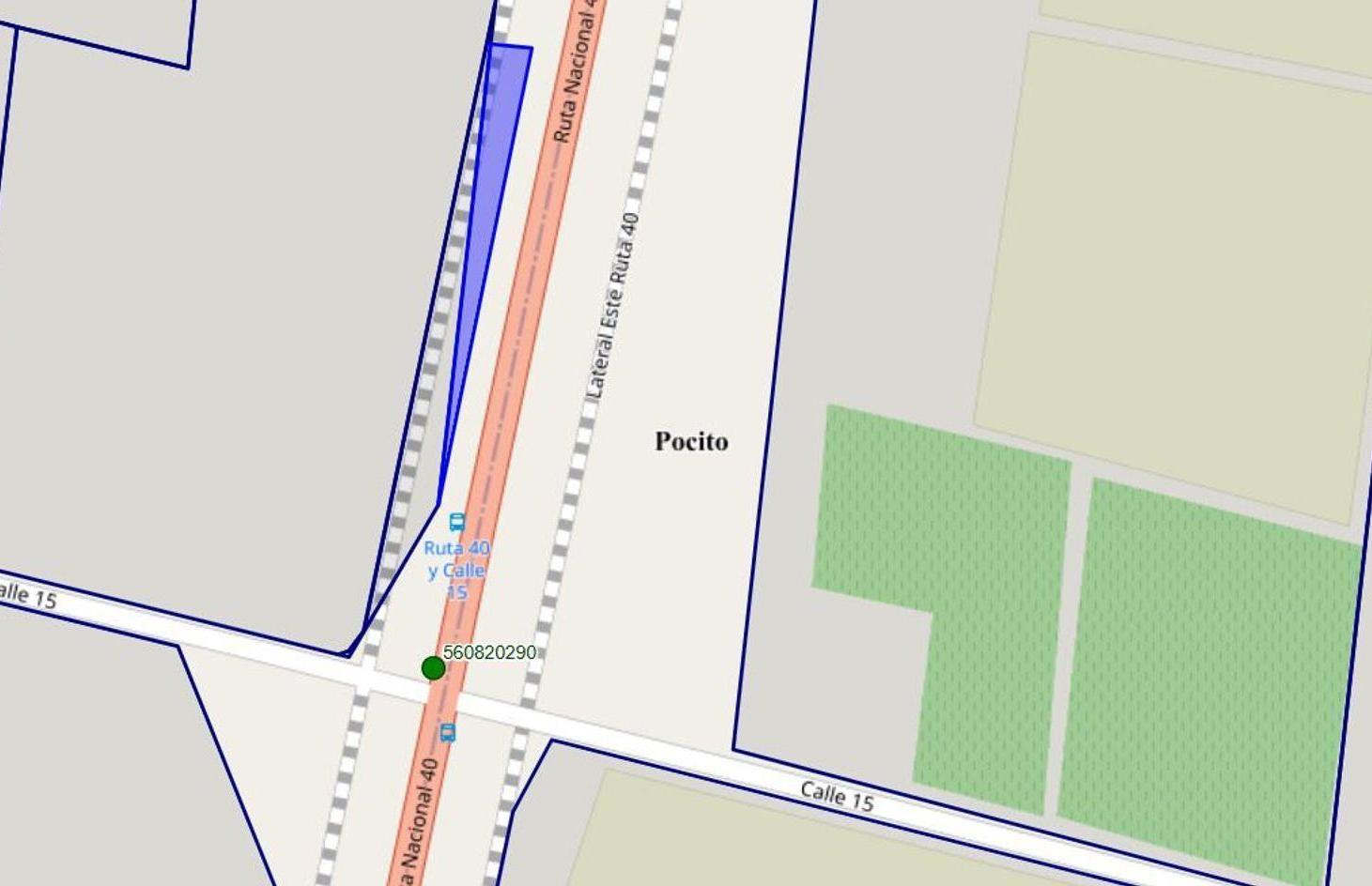 Foto de LOTE SOBRE RUTA 40. POCITO. 1.633,85 m², imagen 1