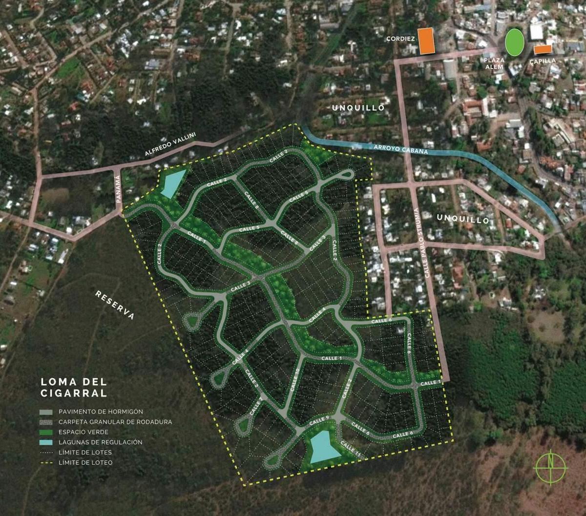 Terreno en Venta, Unica Oportunidad U$s 18000. - con Escritura - Loma del Cigarral, con Seguridad. 4