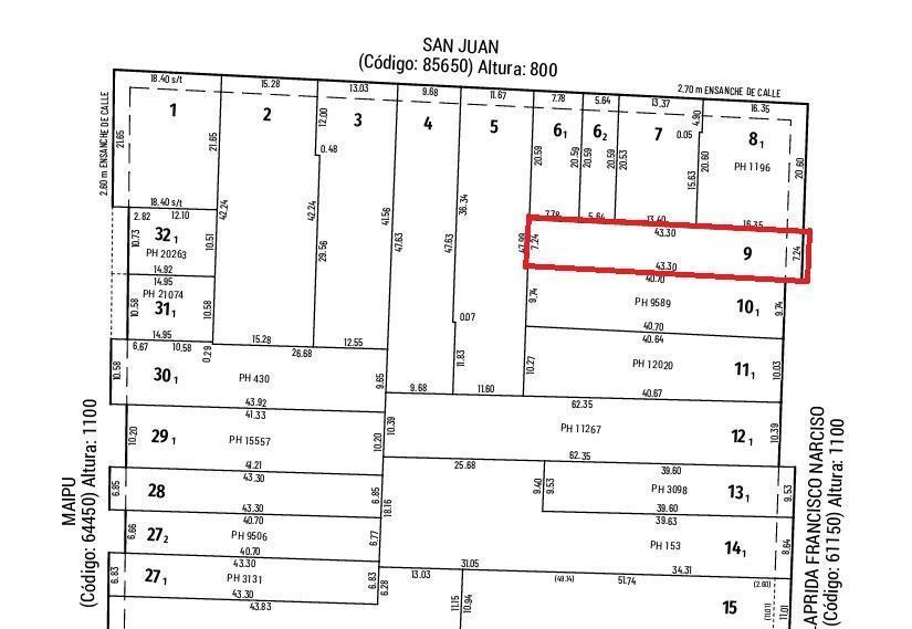 Terreno en venta para desarrollo en Centro