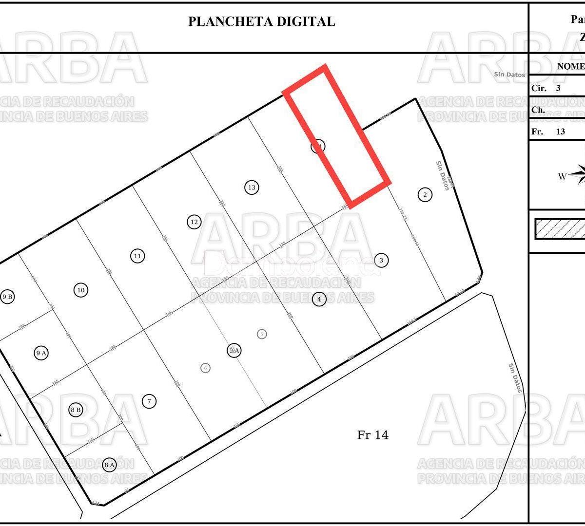 Terreno Fraccion  en Venta en parque industrial, Zárate