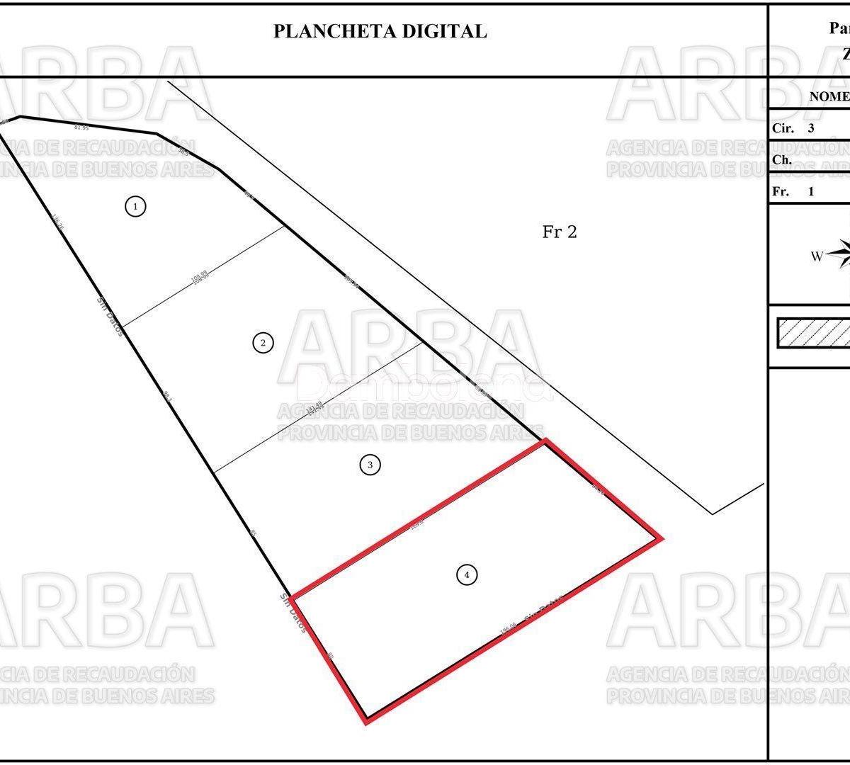 Terreno Fraccion  en Venta en parque industrial,  Zárate