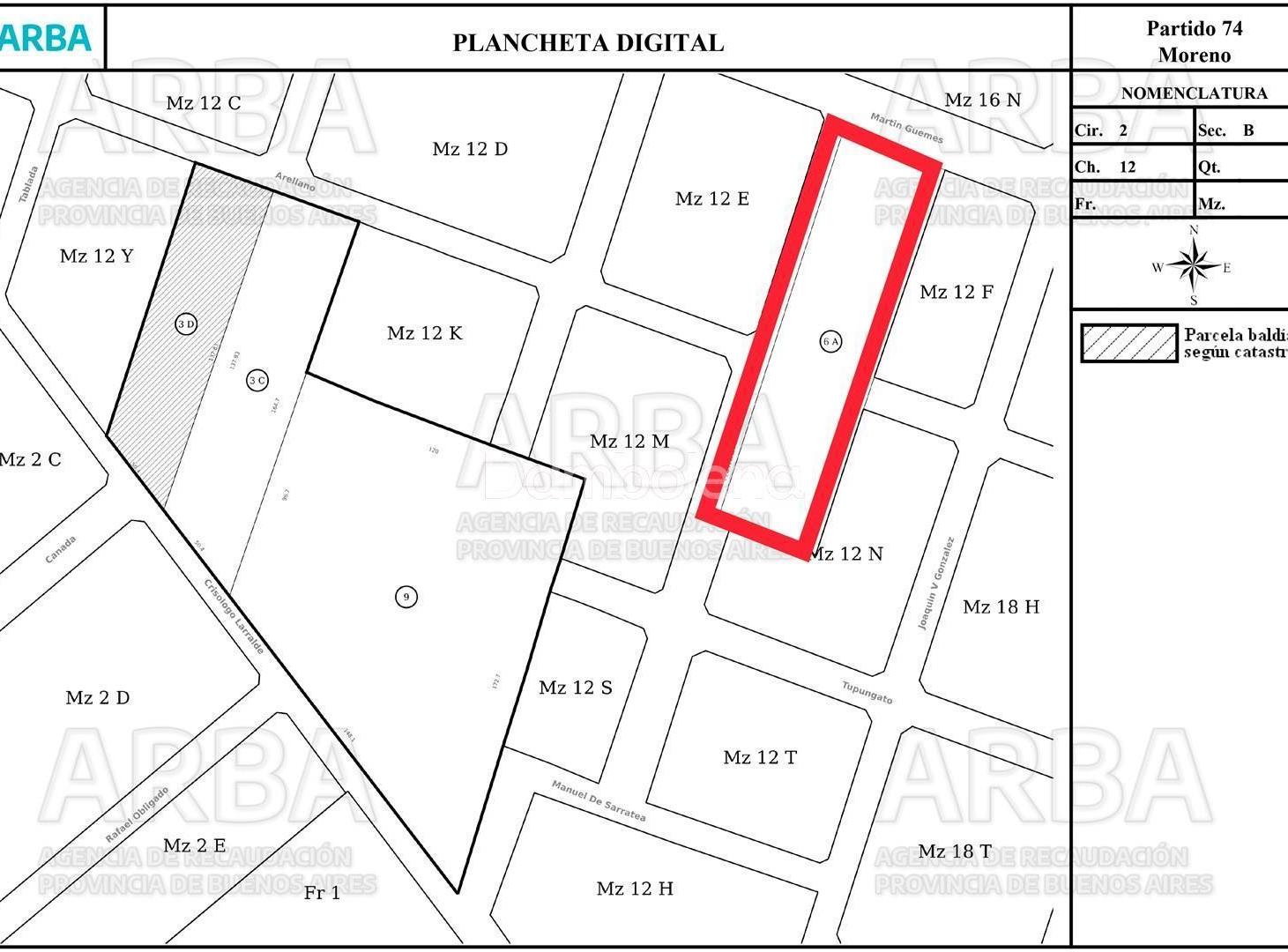 Foto de Terreno Fraccion en Venta en La Reja, Moreno, imagen 1