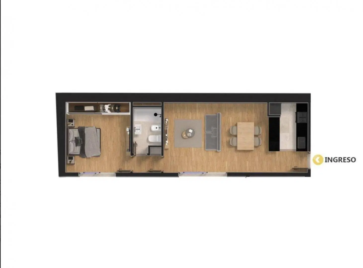 Venta - Departamento 1 dormitorio en zona Río - Parque España, Centro, Rosario 3