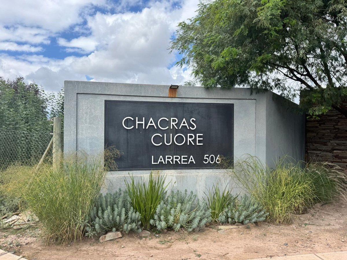 LOTE EN VENTA BARRIO SEMI PRIVADO CHACRAS CUORE