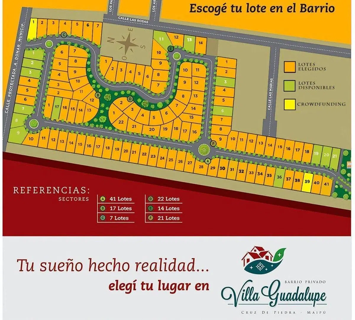VENTA-LOTE VILLA GUADALUPE-RUSELL-MAIPU-MENDOZA 2