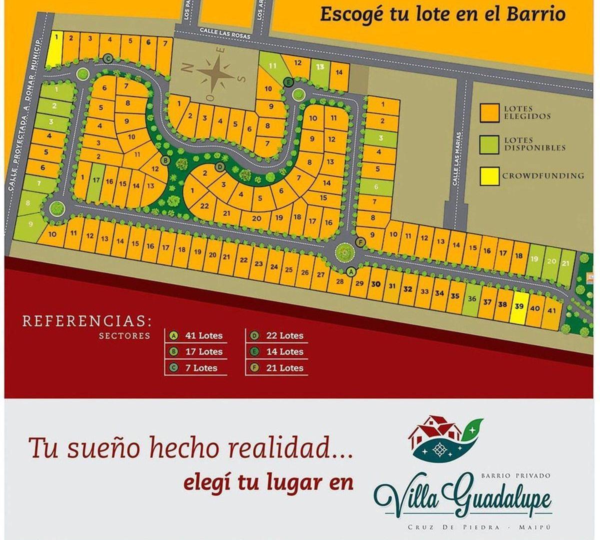 Foto de VENTA-LOTE VILLA GUADALUPE-RUSELL-MAIPU-MENDOZA, imagen 2