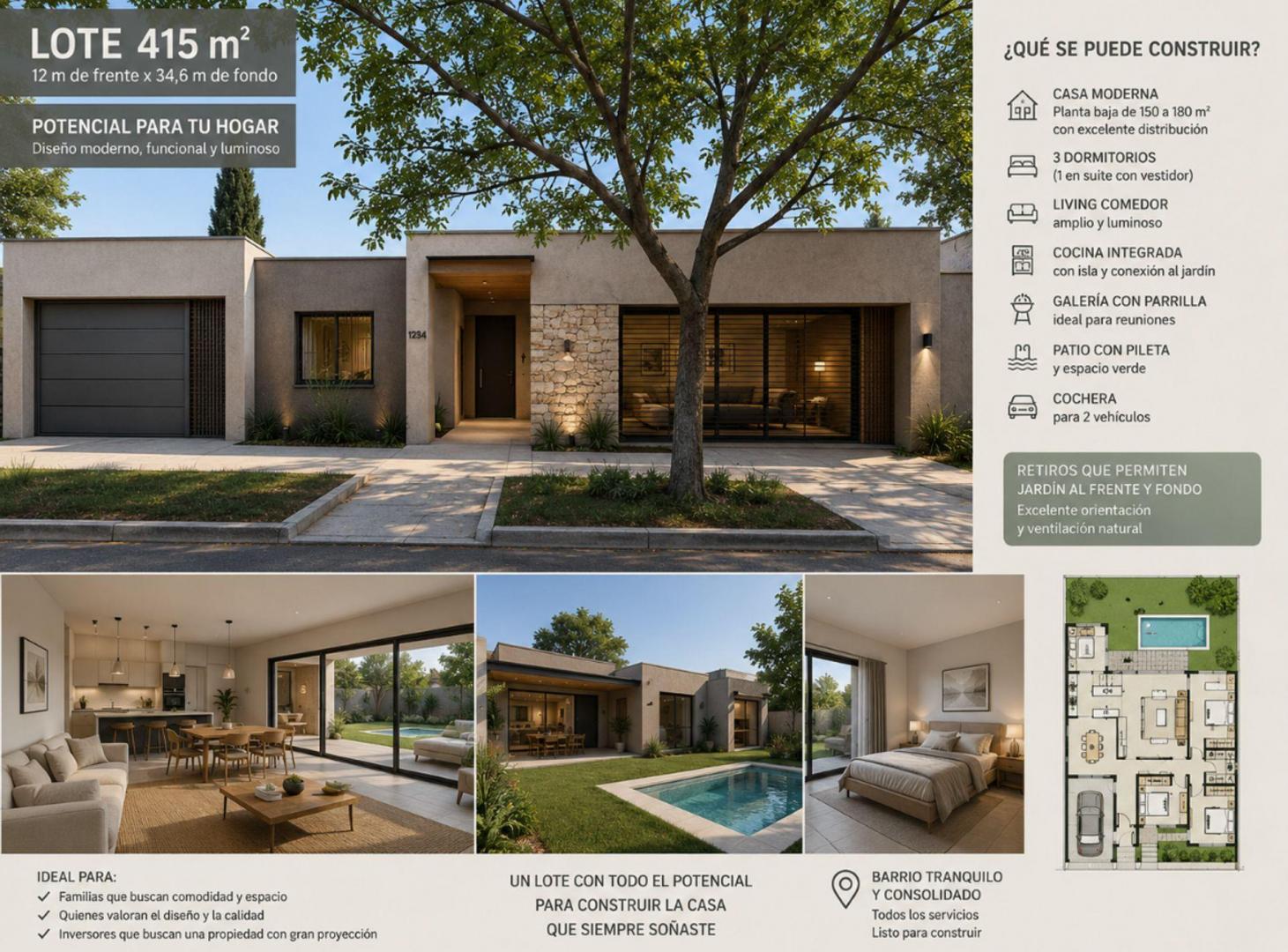 Foto de LOTE EN VENTA BARRIO TRAPICHE GODOY CRUZ APTO PH, imagen 4