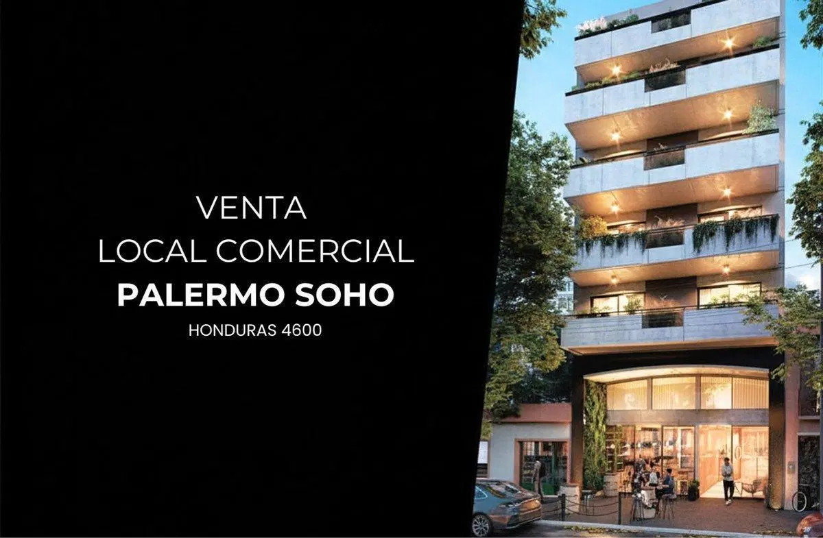 LOCAL COMERCIAL A ESTRENAR. DOS NIVELES. PALERMO 3