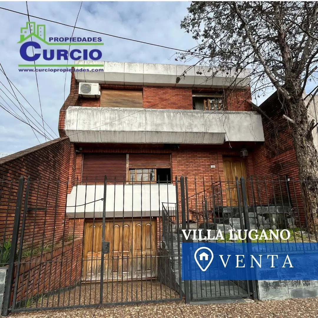 VENTA CASA EN 2 PLANTAS 4 AMBIENTES CON COCHERA, JARDIN, PILETA Y QUINCHO EN VILLA LUGANO 5