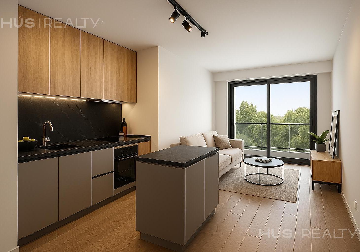 Venta departamento de 3 ambientes con terraza propia y cochera. Entrega 2026