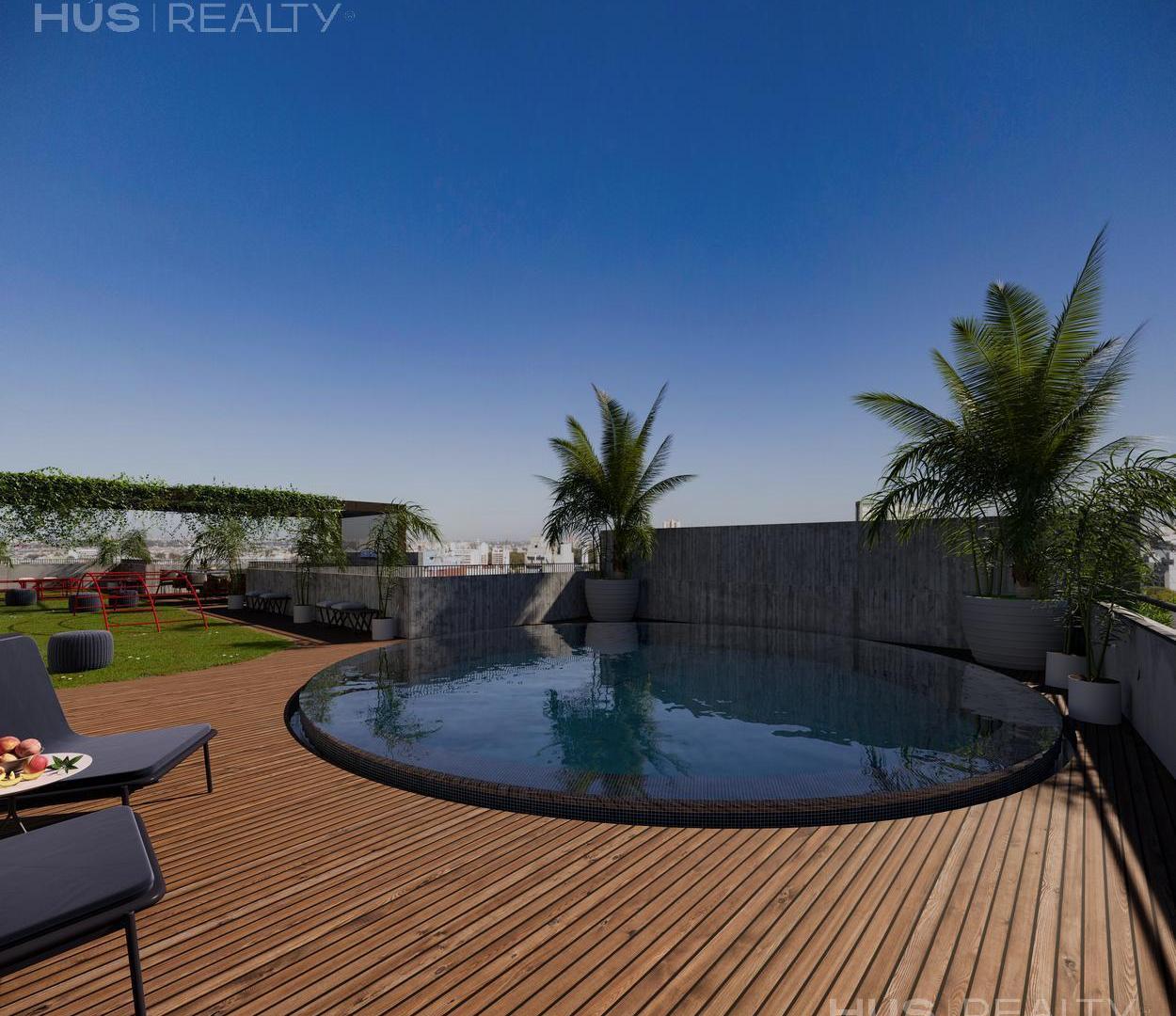 Venta monoambiente en edificio full amenities en Almagro limite con Palermo. Entrega 2026.
