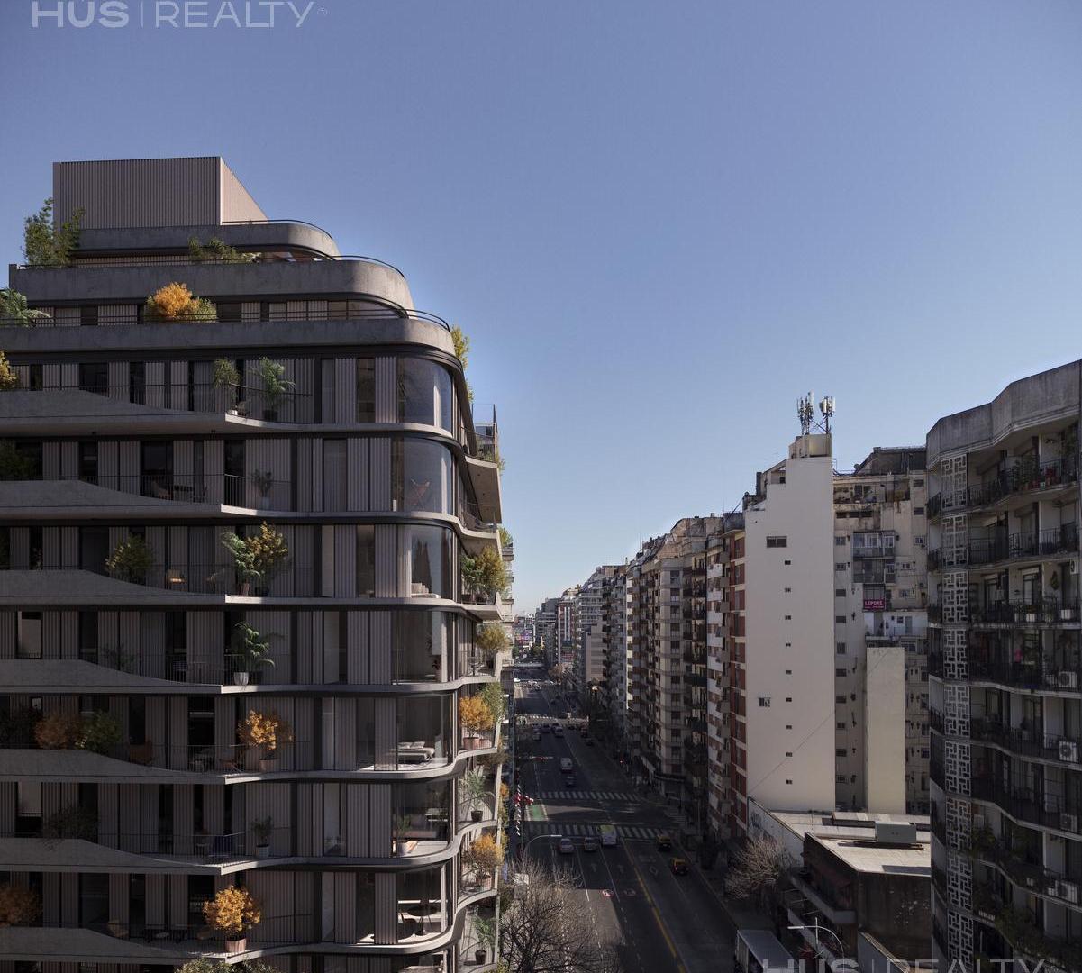 Venta monoambiente en edificio full amenities en Almagro limite con Palermo. Entrega 2026.