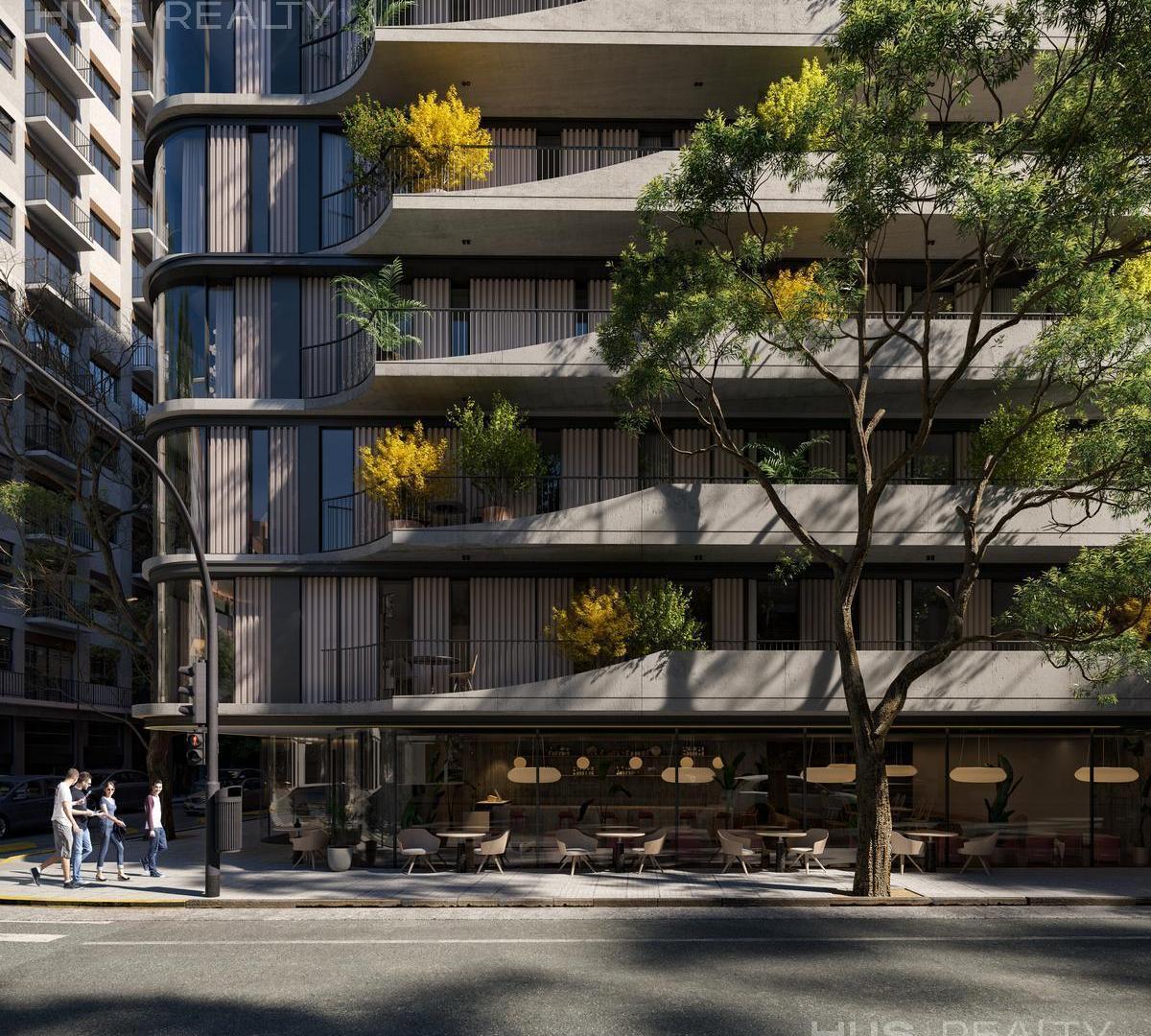 Venta monoambiente en edificio full amenities en Almagro limite con Palermo. Entrega 2026.
