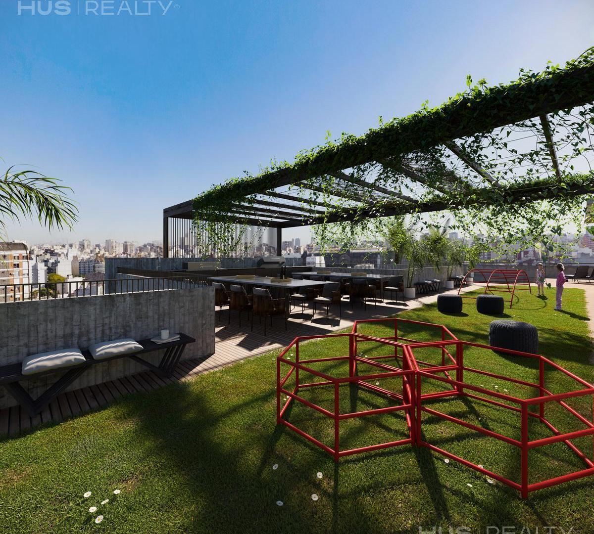 Venta monoambiente en edificio full amenities en Almagro limite con Palermo. Entrega 2026.