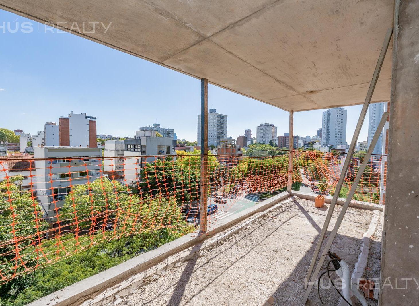 Venta departamento en ejecución en Nuñez. Monoambiente al frente. Entrega 2026.