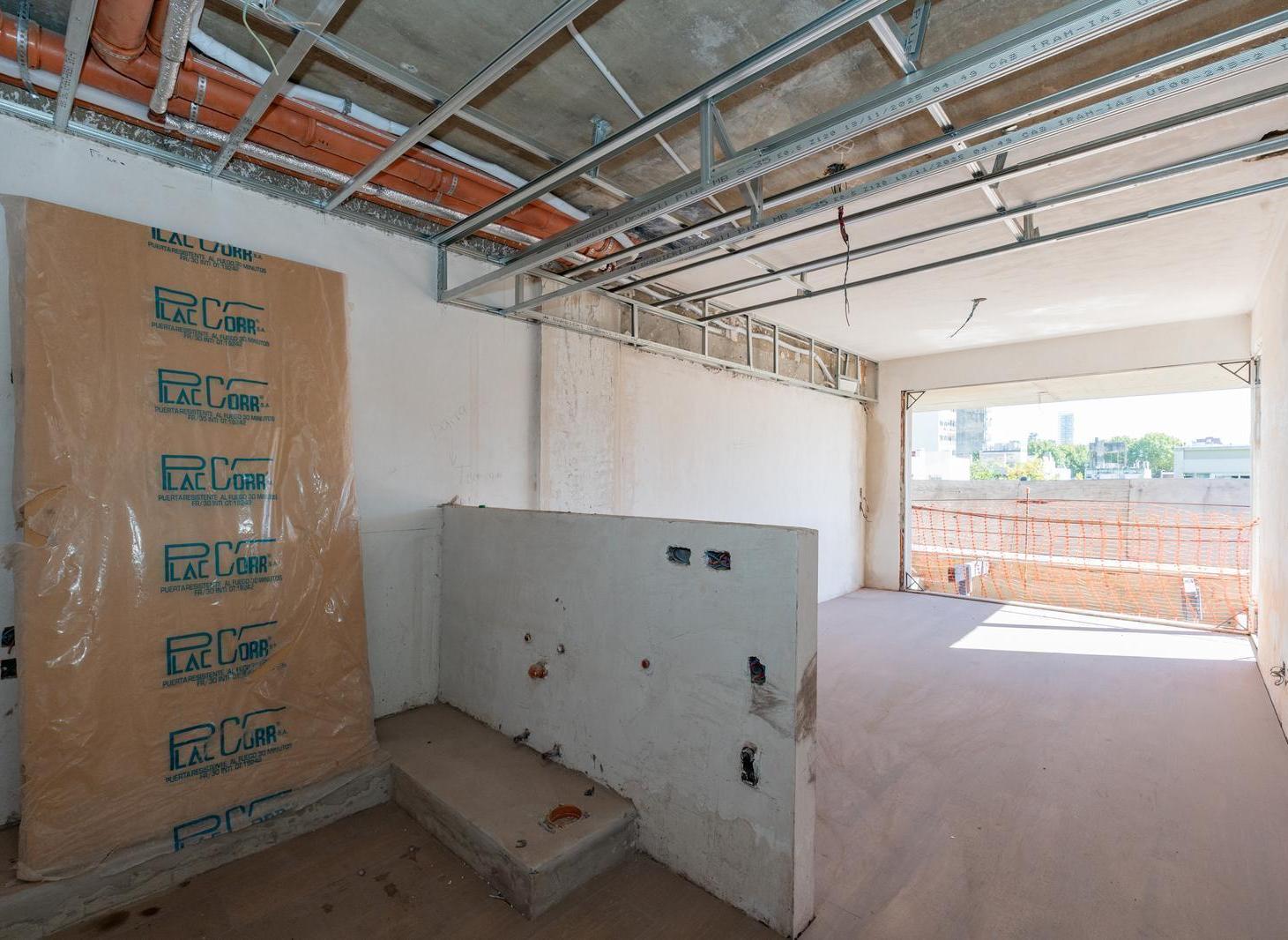 Venta departamento en ejecución en Nuñez. Monoambiente al frente. Entrega 2026.