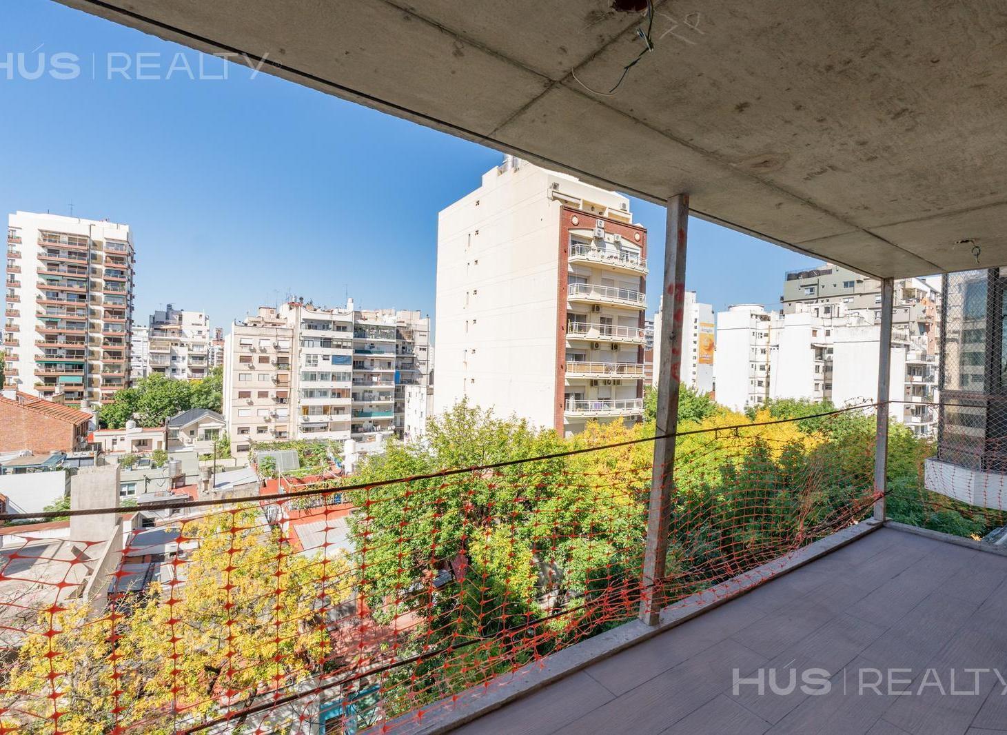 Venta departamento en ejecución en Nuñez. Monoambiente al frente. Entrega 2026.