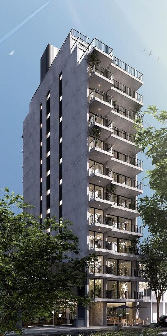 Venta departamento monoambiente en Palermo, edificio full amenities.