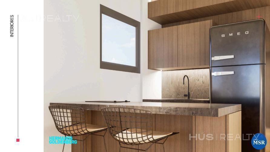 Venta departamento monoambiente en Palermo, edificio full amenities.