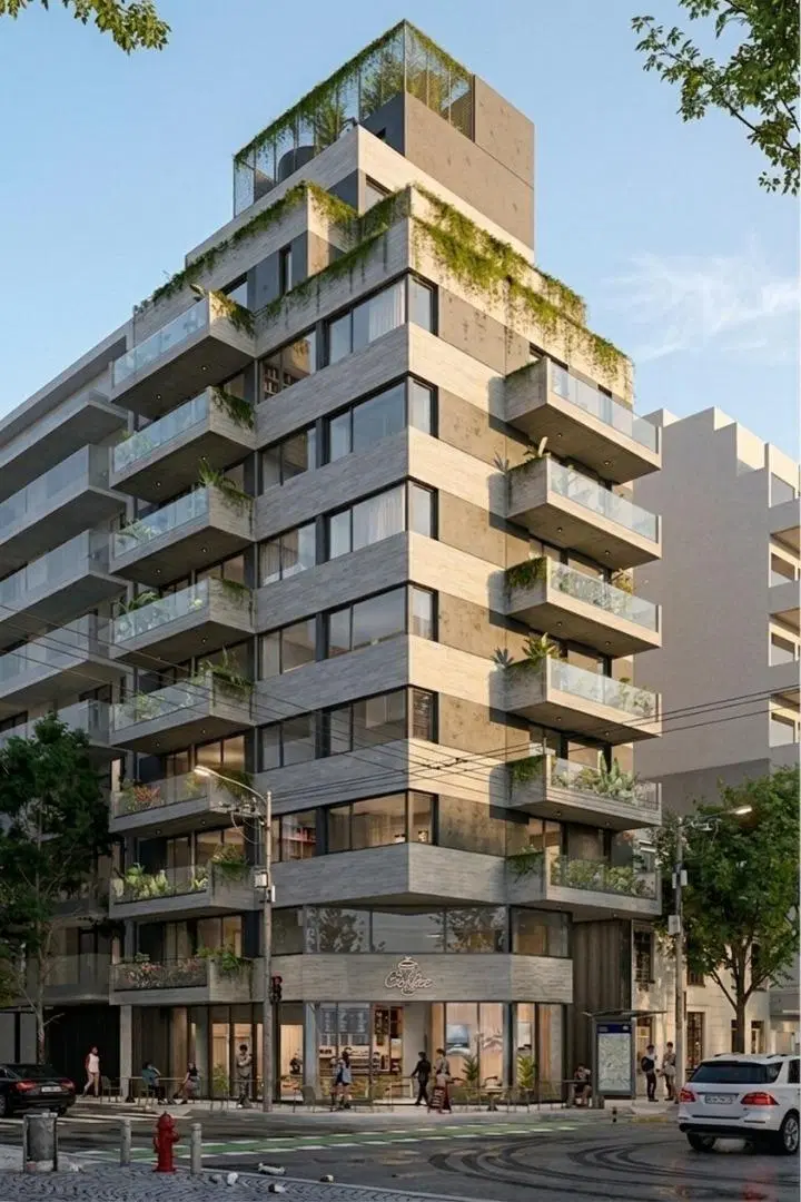 2 AMBIENTES EN SEMI PISO AL FRENTE BALCON Y 2 BAÑOS 2