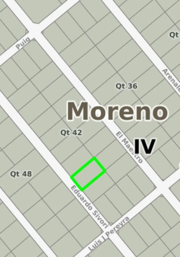 VENTA 2 LOTES 1600 M2 C/U ZONA RESERVA ECOLOGICA MORENO 1