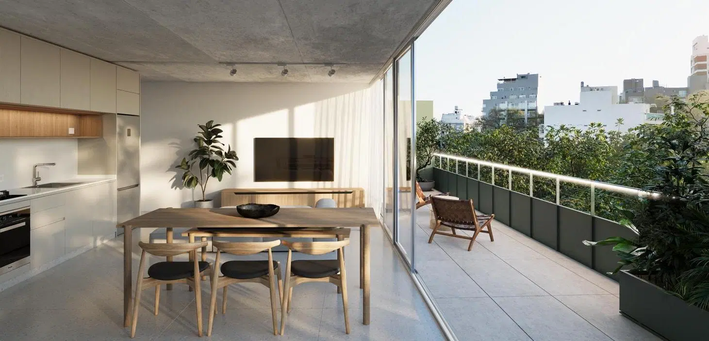 Venta Departamento 3 Ambientes al frente con terraza privada en Villa Devoto 3