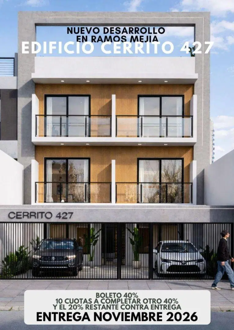Departamento 2 Ambientes en Pozo Semipiso con Balcón Ramos Mejía 2
