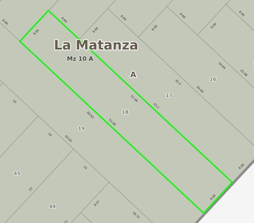 Foto de Terreno de 8,66 x 51,96 en San Justo Centro, imagen 5