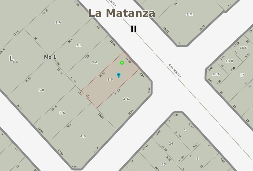 Foto de Lote 360 m² c/ 12 m de frente s/Avenida - Ramos Mejia, imagen 4