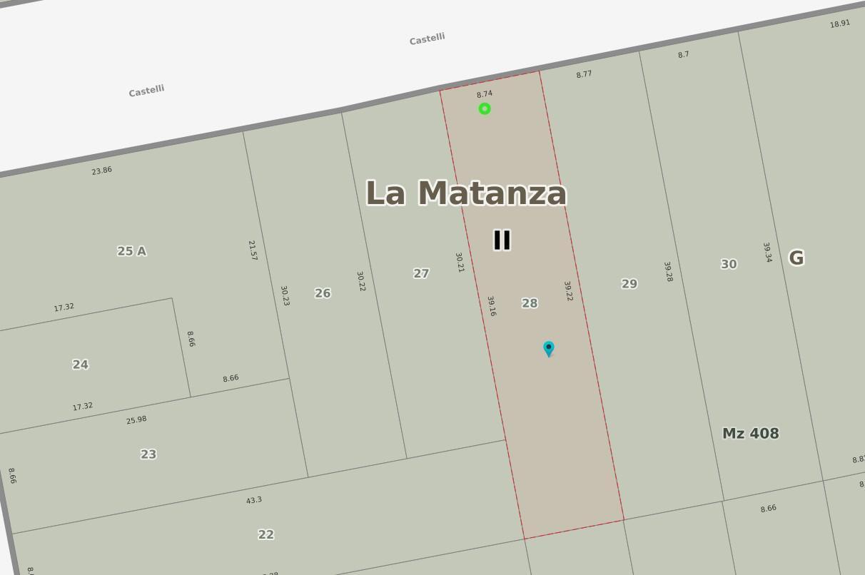 Lote 336 m² con ante proyecto p/ 4 dptos de 3 amb c/ cochera - Ramos Mejía