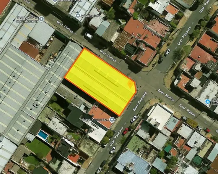 Galpón Industrial de Losa en Esquina 1470 m² en 2 Plantas - Villa Madero 2