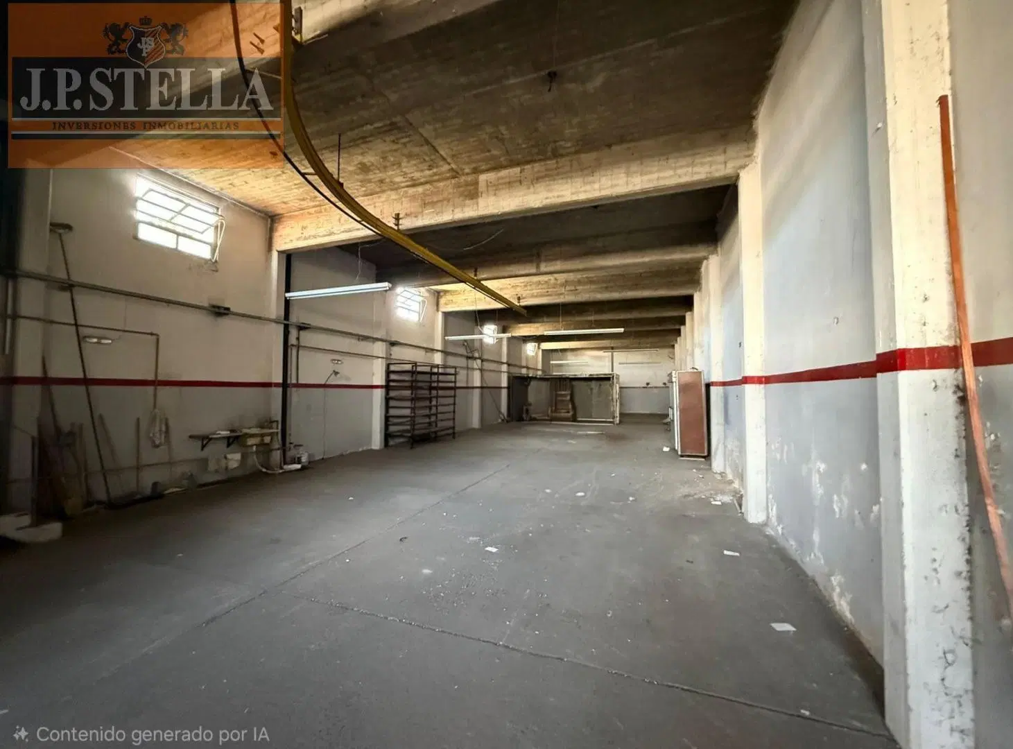 Galpón Industrial de Losa 356 m² c/ Oficina y baño - Tablada 2