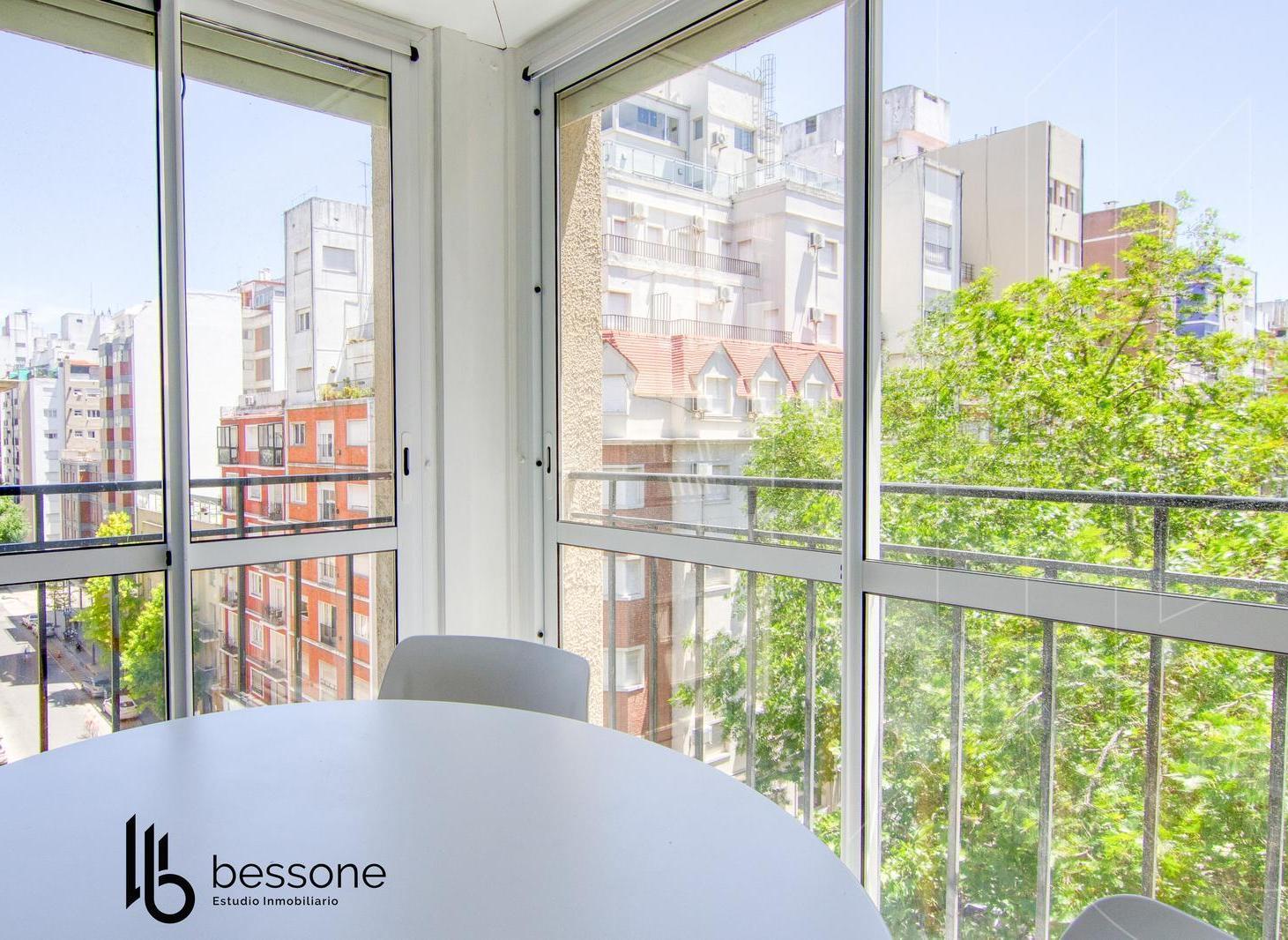 Departamento 2 Ambientes Balcon Reciclado Amoblado Plaza Colon